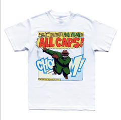 Madvillain All Caps! T-SHIRT - White M / L / XL