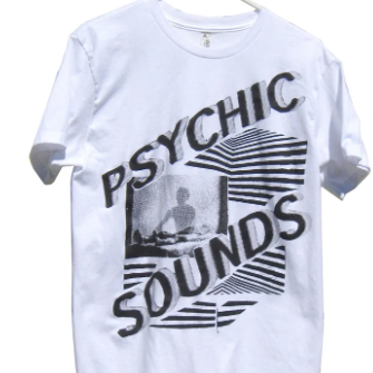 Psychic Sounds T SHIRT WHITE L XL