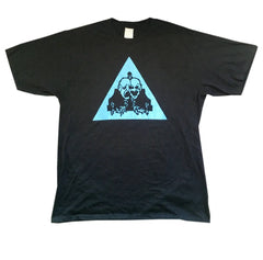 Robert Turman & Aaron Dilloway "Blizzard" T-SHIRT - BLACK W/ BLUE PRINT - M, L, XL