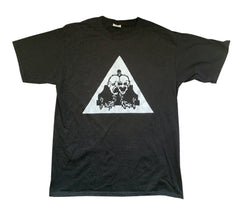 Robert Turman & Aaron Dilloway 'Blizzard' T-SHIRT - BLACK W/ SILVER PRINT - L
