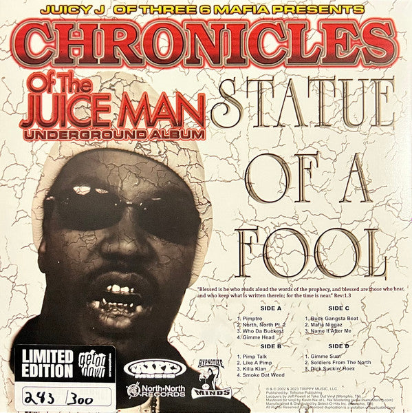 Juicy J // Chronicles Of The Juice Man (Underground Album) 2xLP