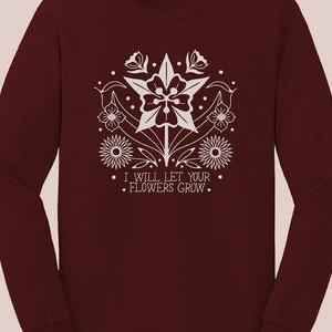 Adeline Hotel "Flowers" LONG SLEEVE M / L / XL