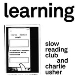Slow Reading Club and Charlie Usher // LEARNING 2xCD