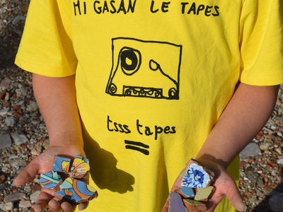 tsss tapes "mi gasan le tapes" T-SHIRT - M, L, XL