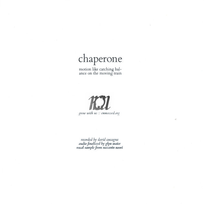 Chaperone feat. Nazanin Noori // motion like catching balance on the moving train 7" FLEX DISC