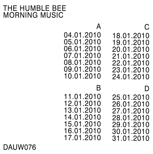 the humble bee // morning music 2xLP – Tobira Records