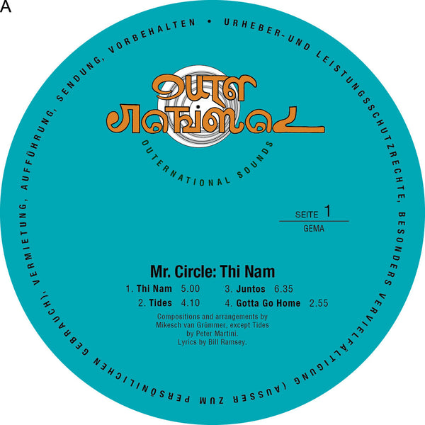 MR. CIRCLE THI NAM LPレコード Mr. Circle // Thi Nam LP – Tobira Records
