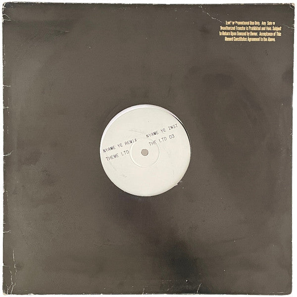 Unknown Artist // Nyame Ye 12inch