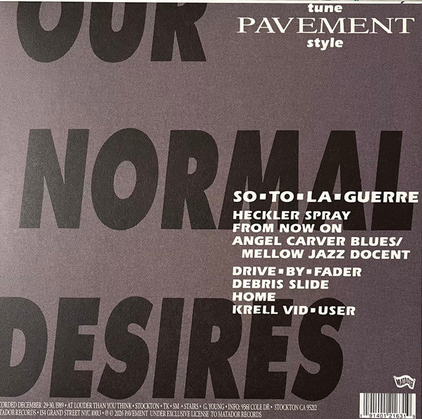 Pavement // Perfect Sound Forever 10inch [COLOR] – Tobira Records