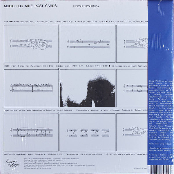 Hiroshi Yoshimura // Music for Nine Post Cards LP – Tobira Records