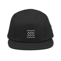 Mystery Circles Waveform 5-Panel SNAPBACK - BLACK / OLIVE