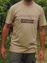 tsss tapes T-SHIRT - GREEN, BLUE, BROWN - L, XL