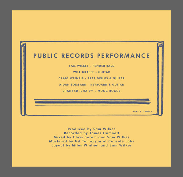 Sam Wilkes // Public Records Performance TAPE – Tobira Records