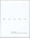Michael Pisaro // Black, White, Red, Green, Blue 2xCD