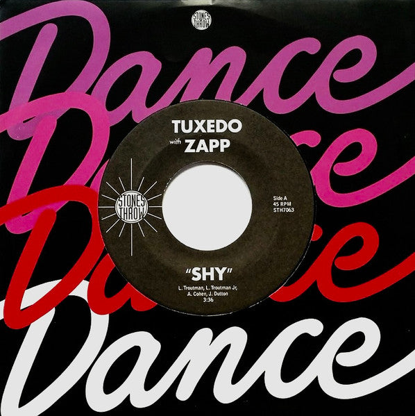 Tuxedo with ZAPP SHY 7インチレコード Tuxedo w/ Zapp // Shy 7
