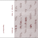 MP Hopkins // Two Pages & Flakes TAPE