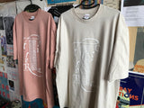 Tobira Records Oversized Silhouette T-Shirt (XL) - Kanji Logo Print