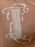 Tobira Records Oversized Silhouette T-Shirt (XL) - Kanji Logo Print
