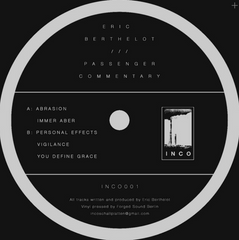 Eric Berthelot // Passenger Commentary 12"