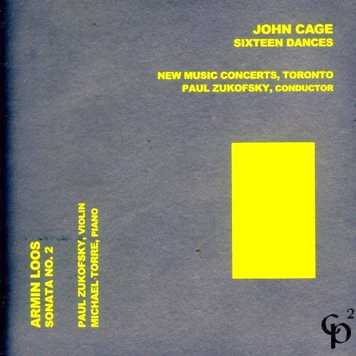 John Cage // 16 Dances; Armin Loos: Sonata No.2 for Violin and Piano CD