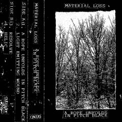 Material Loss // A Rope Unfolds In Pitch Black TAPE