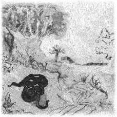 Manja Ristić // Him, fast sleeping, soon he found In labyrinth of many a round, self-rolled TAPE