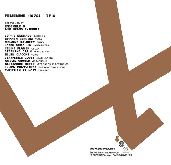 洋楽 JULIUS EASTMAN / FEMENINE Femenine | Julius Eastman | frozen reeds