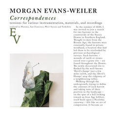 Morgan Evans-Weiler // Correspondences CD