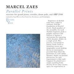Marcel Zaes // Parallel Prints CD