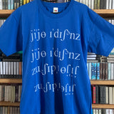 eë editions // International Phonetic Alphabet T-SHIRT (BLUE) - S, M, L, XL