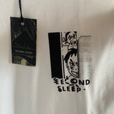 Second Sleep Pocket Logo T-SHIRT - WHITE - M / L / XL