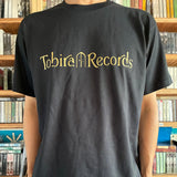 Tobira Records Organic Cotton T-Shirt - Black - Center Chest / Kanji Logo - M, L, XL