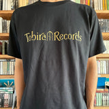 Tobira Records Organic Cotton T-Shirt - Black - Center Chest / Kanji Logo - M, L, XL