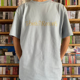 Tobira Records T-Shirt - Center Chest Logo w/ Kanji Print Reverse - BLUE