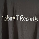 Tobira Records Organic Cotton T-Shirt - Black - Center Chest / Kanji Logo - M, L, XL