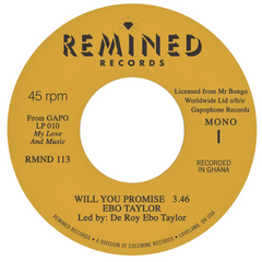 Ebo Taylor // Will You Promise / Maye Omama 7inch