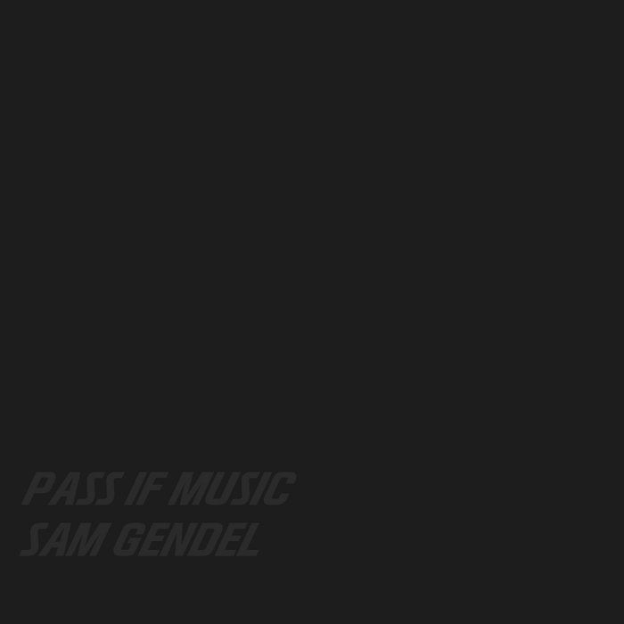 Sam Gendel // Pass If Music LP