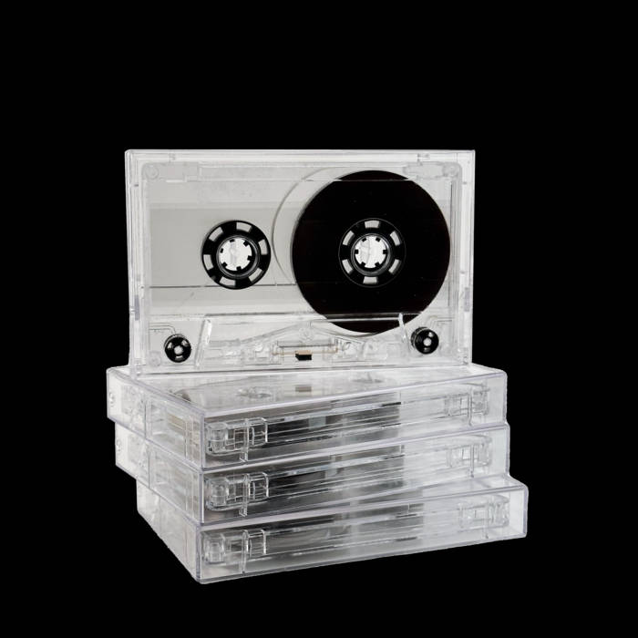 Cassette Storage Box Magnetic Tape Case Transparent Cassette Box