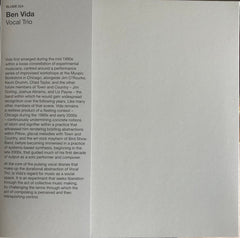 Ben Vida // Vocal Trio LP [COLOR]