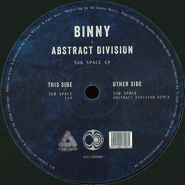 Binny // Sub Space EP 12"
