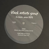 Black Artists Group // In Paris, Aries 1973 12"