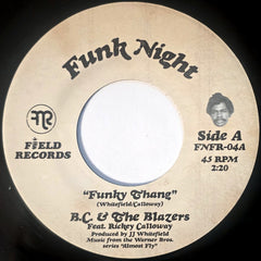 B.C. & The Blazers feat. Rickey Calloway / Rise // Funky Thang b/w Keep On Coming 7inch