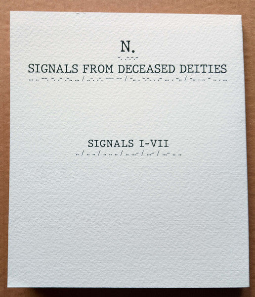 N. // Signals From Deceased Deities CDr – Tobira Records