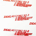 Duster Valentine // DIAL # 212 061 92.2 12inch