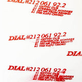 Duster Valentine // DIAL # 212 061 92.2 12inch