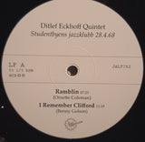Ditlef Eckhoff Quintet // Live At Sogn Student Campus 1968 LP