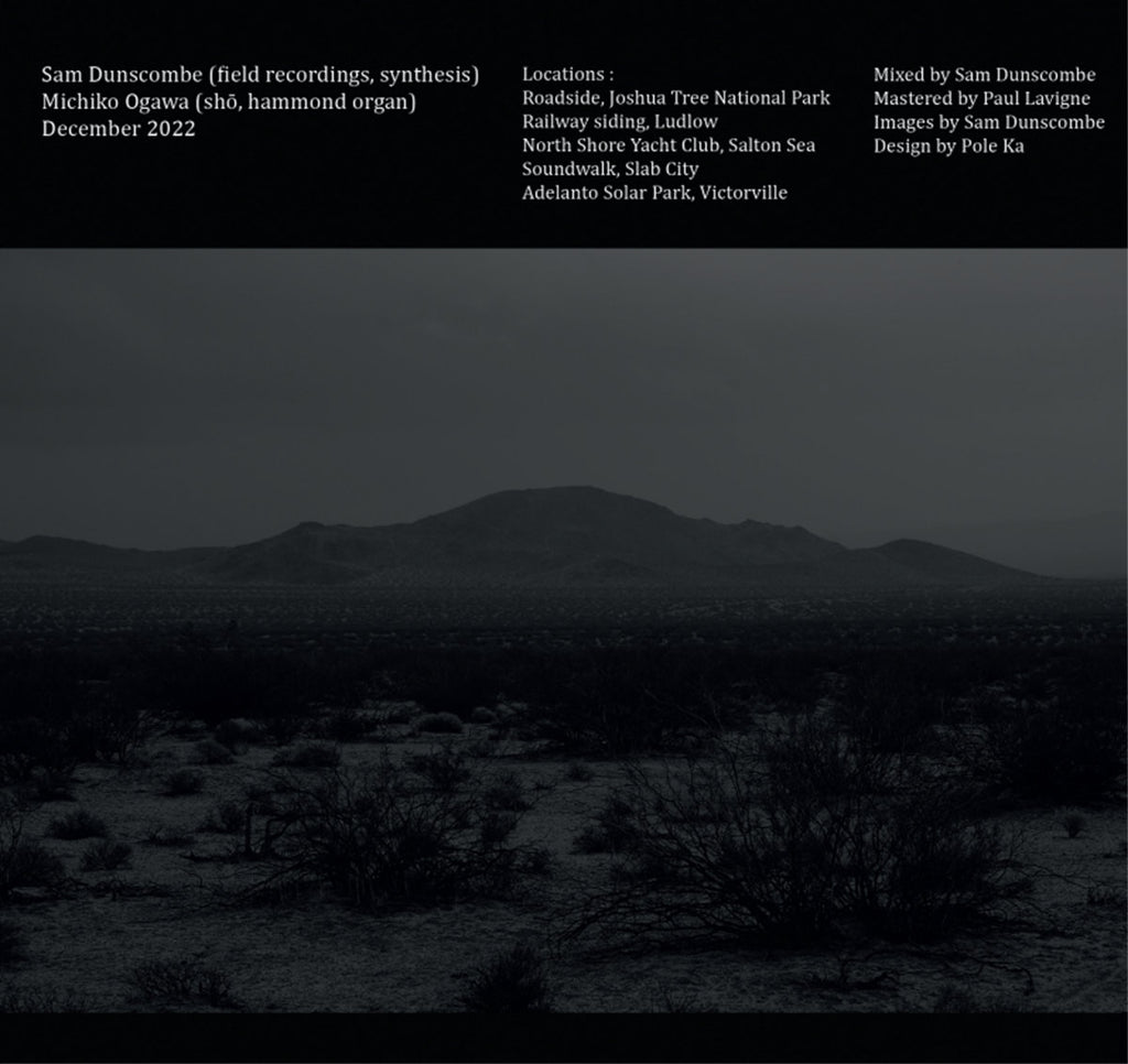 Sam Dunscombe & Michiko Ogawa // Expended Desert CD – Tobira Records