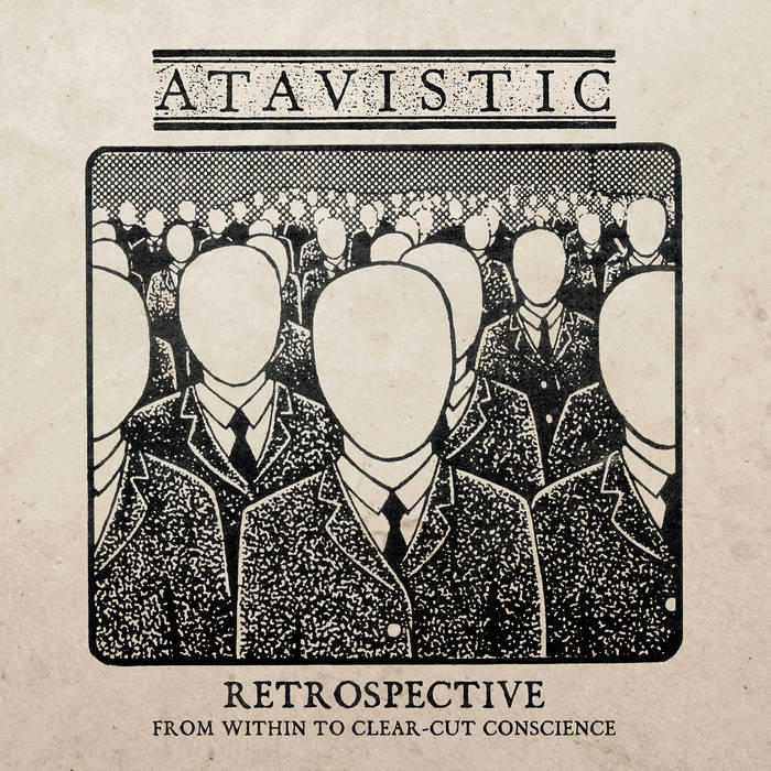 ATAVISTIC // RETROSPECTIVE -from within to Clear -Cut Conscient 2XLP [Black / color]