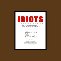 The Hafler Trio (with the Partial Assistance of B.C. Gilbert) // IDIOTS 2xLP