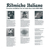 Various Artists // Ritmiche Italiane - Percussions and Oddities from the Italian Avant-Garde (1976-1995) LP